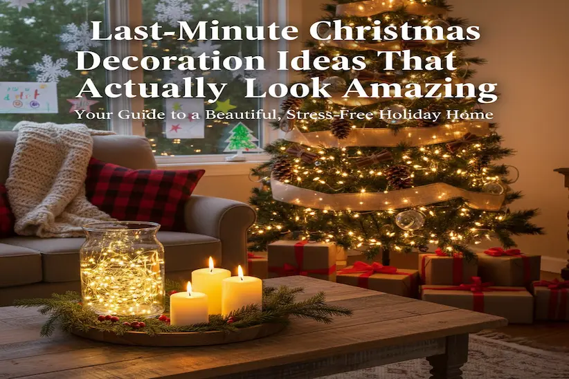 Last-Minute Christmas Decoration Ideas That Actually Look Amazing
