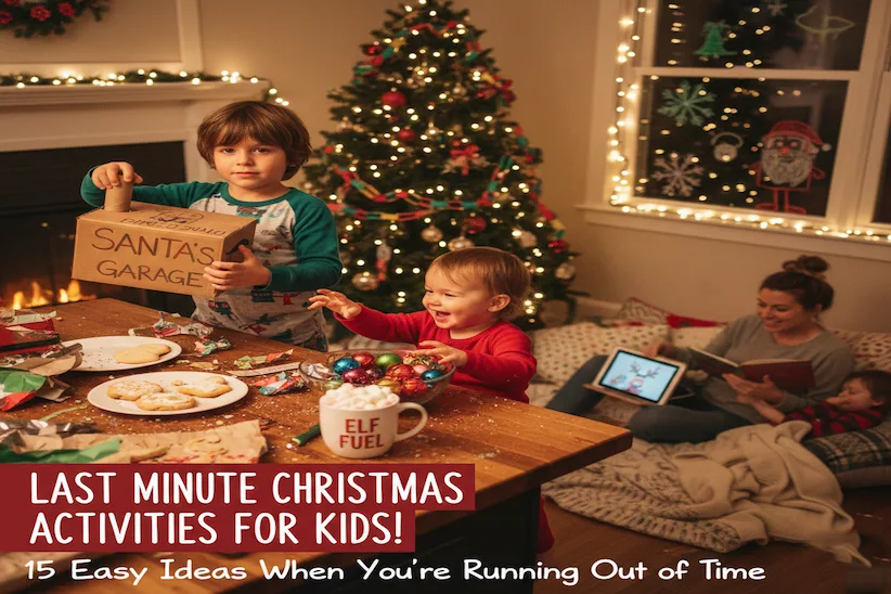 Last Minute Christmas Activities for Kids: 15 Easy Ideas When You're Running Out of Time