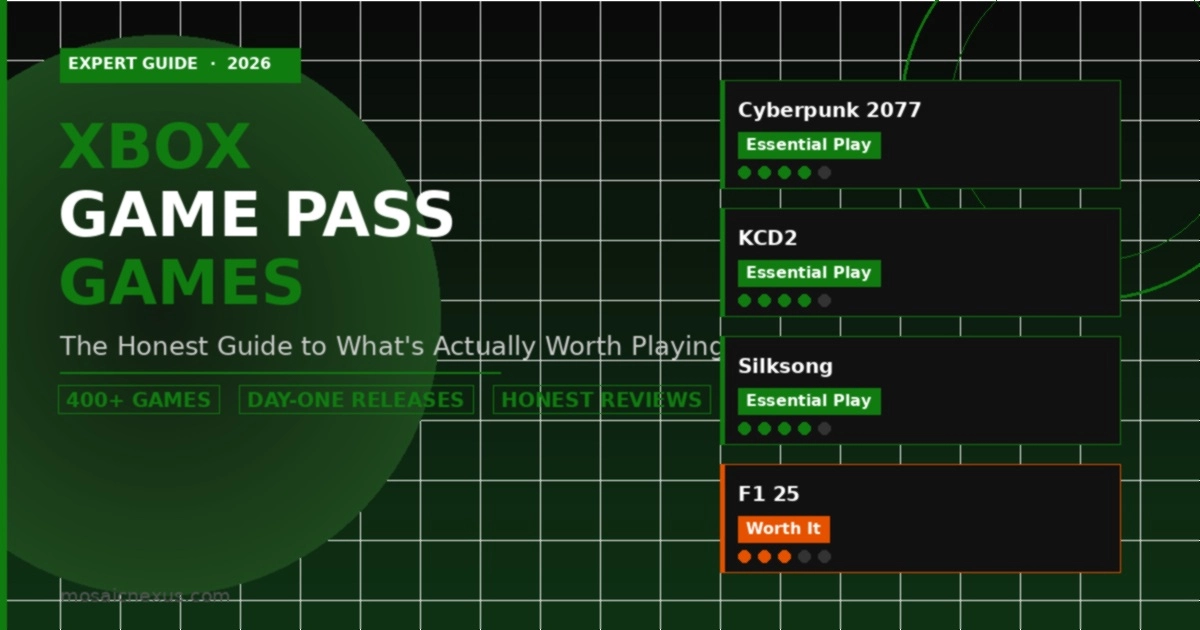 Xbox Game Pass Games (2026): An Honest Guide to What’s Actually Worth Playing