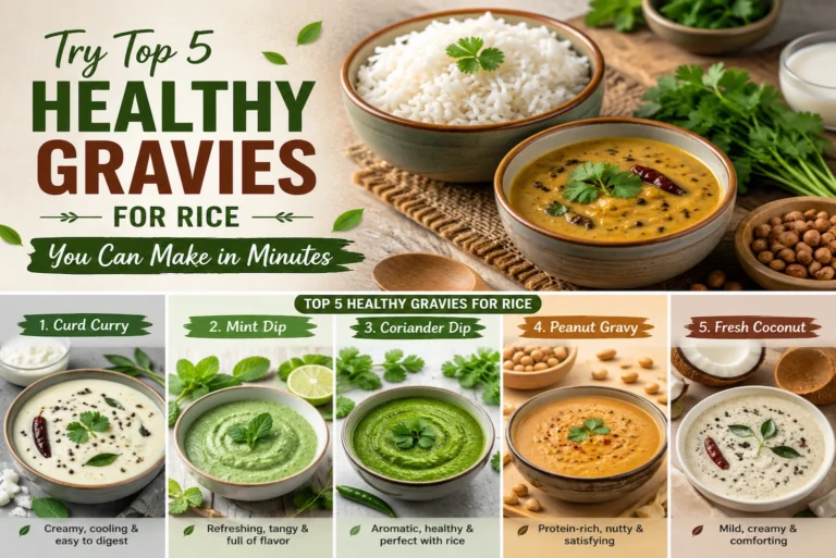 Top 5 Healthy Gravies for Rice