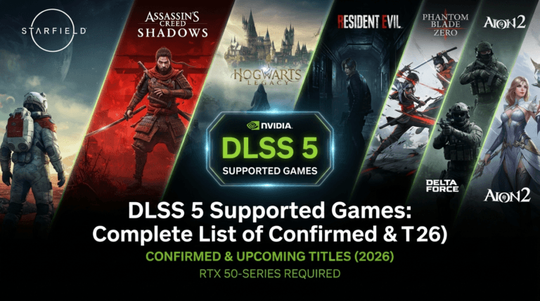DLSS 5 Supported Games: Complete List of Confirmed & Upcoming Titles (2026)